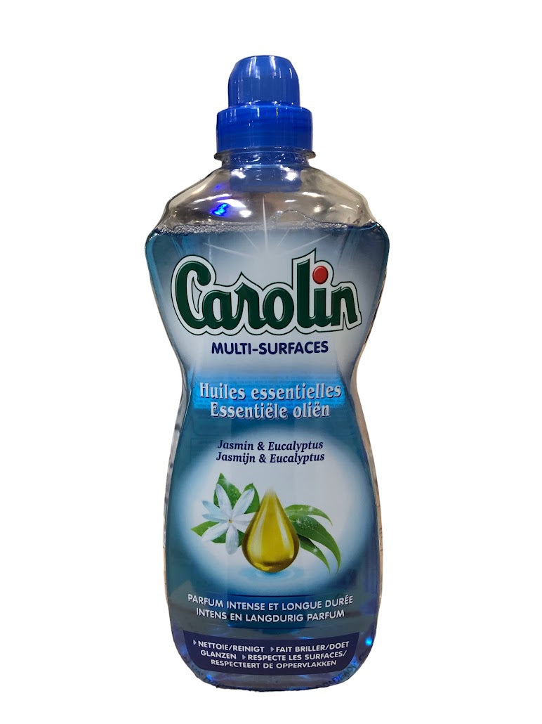 Carolin All-Purpose Cleaner 1L – Jasmine & Eucalyptus / Peony & White Musk, Powerful & Fresh Cleaning