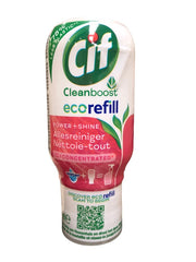 Cif Ecorefill Power & Shine 10x70ml – Allesreiniger & Badkamer, Duurzame & Krachtige Reiniging