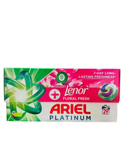 Ariel Pods Platinum + Lenor Long-Lasting Freshness – 29 stuks (565,5g) – Luxe Reiniging & Langdurige Frisheid
