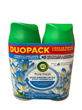 Airwick Freshmatic Navulling Duopack – Pure Fresh Lentedauw – 2x250ml Automatische Luchtverfrisser