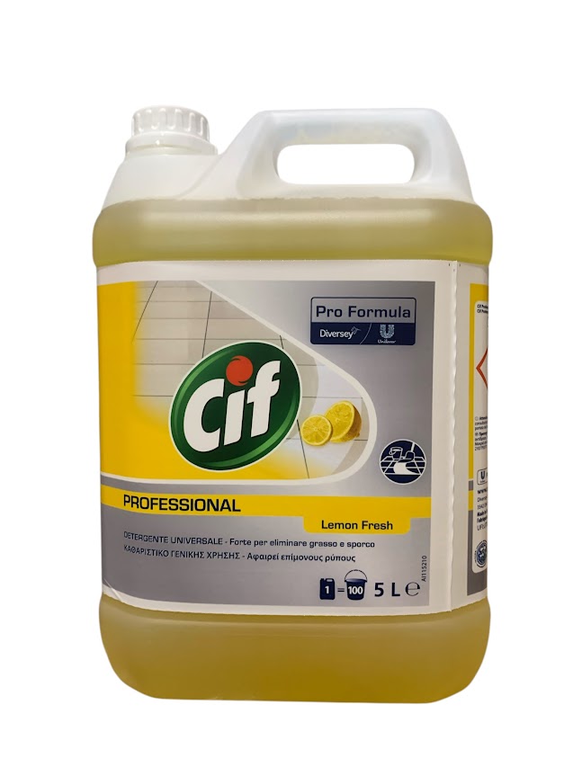 Cif All-Purpose Cleaner 5L – Pine Fresh & Lemon Fresh Professional, Powerful Cleaning & Long-Lasting Freshness