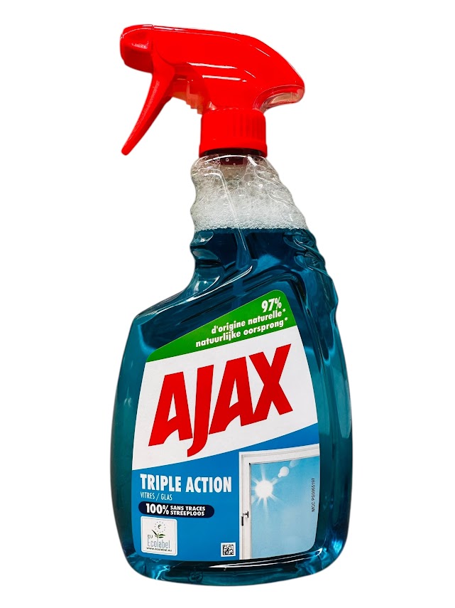 AJAX Spray Triple Action Vitres 750ml | Propreté Éclatante
