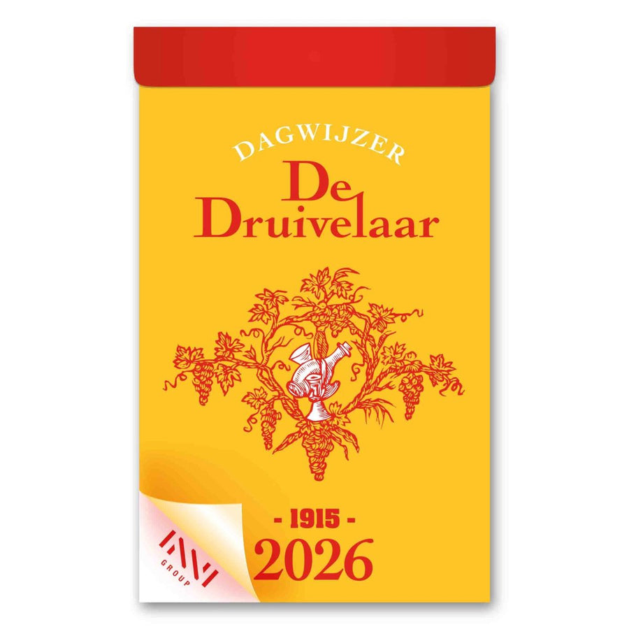 Le Druivelaar 2026 – Calendrier à feuillets quotidiens – Dictons populaires et paroles sages – Calendrier quotidien néerlandais
