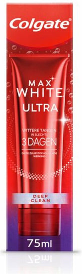 Colgate Max White Ultra Deep Clean Whitening Tandpasta – 75 ml
