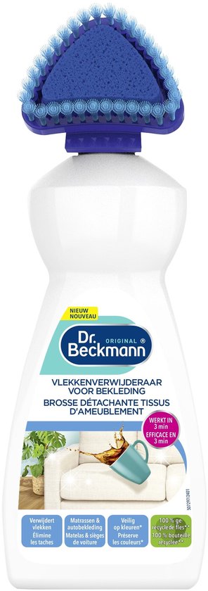 Dr. Beckmann Vlekkenverwijderaar voor Bekleding – Actieve Zuurstof met Borstelapplicator