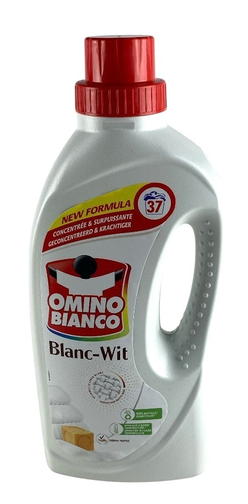 Omino Bianco Lessive Blanc 1,48L – 37 Lavages | Blanc Éclatant
