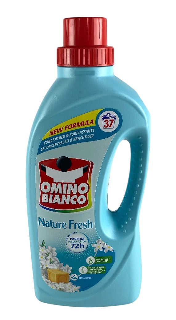 Omino Bianco Wasmiddel Nature Fresh 1,48L – 37 Wasbeurten | Langdurige Natuurlijke Frisheid