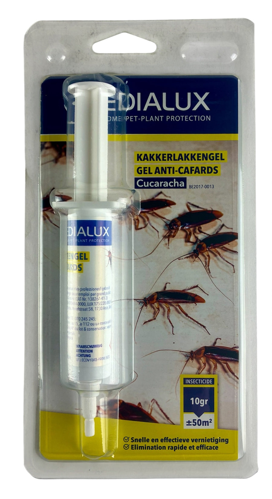 Edialux Cucaracha Cockroach Gel - Effective Cockroach Gel for Indoor Use