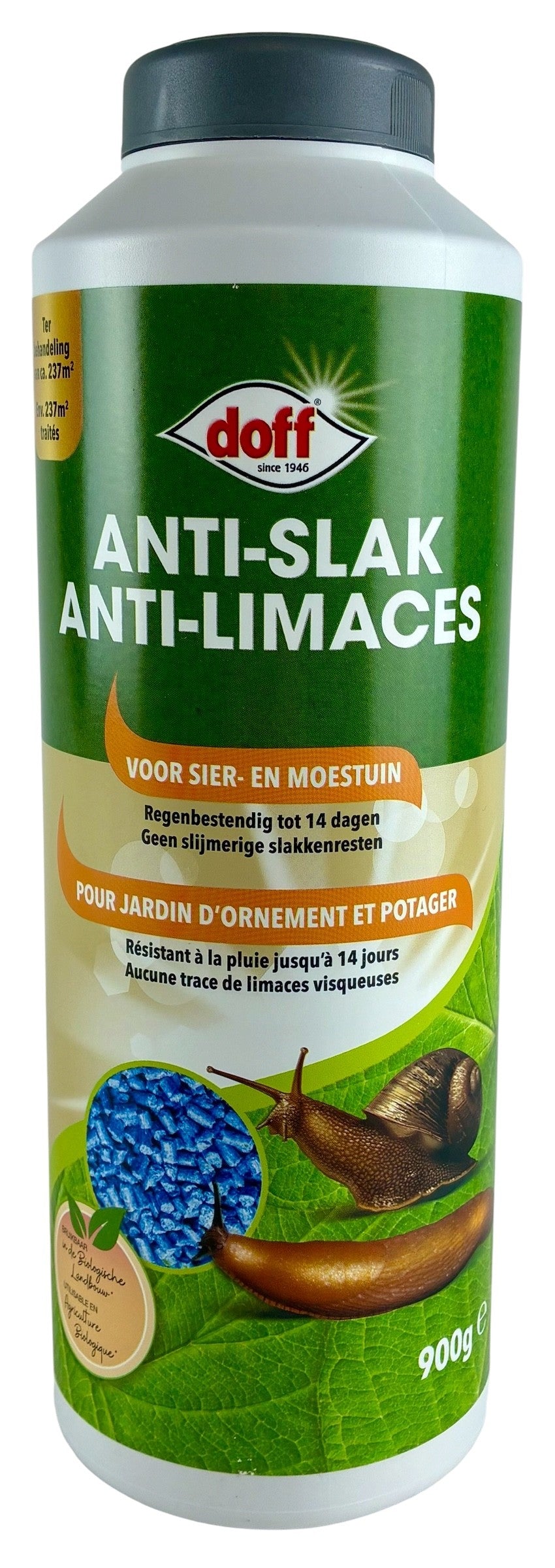 DOFF Anti-Slak Korrels 900g – Effectieve Bescherming tegen Slakken in Tuin en Moestuin