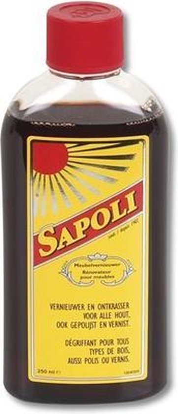 Rénovateur de Meubles Sapoli - 250ML - FONCÉ - ERES 38415 - Bois - Pour éliminer les rayures des meubles en bois