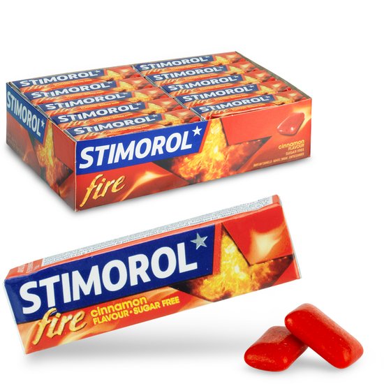 Stimorol Fire Cinnamon Kauwgom Suikervrij – 30 Stuks