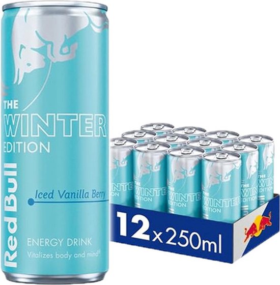 Red Bull Winter Edition Iced Vanilla Berry 250 ml – 12 Blikjes