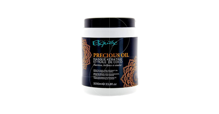 Esquisse Haarmasker Precious Oil Keratine & Kokosolie 1 L — Voordeelpak 6 stuks