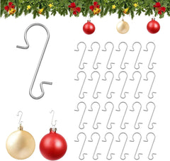120 Stuks RVS S-Vormige Licht Hangers – Kerstboom en Feestdecoratie Haken voor Ornamenten