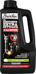Jacques Briochin Soda Plunger – 900 ml | Natural & Powerful Drain Unblocker – Quick Action, Ecocert Certified, Made in France