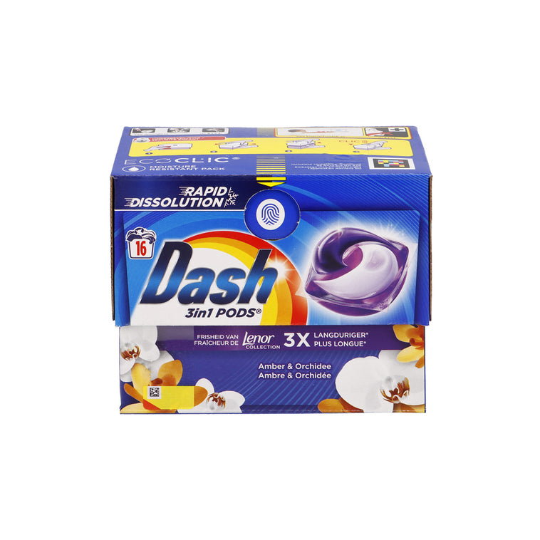 DASH Pods La Collection Amber & Orchid – 16 Pods | Luxe Frisheid & Krachtige Reiniging
