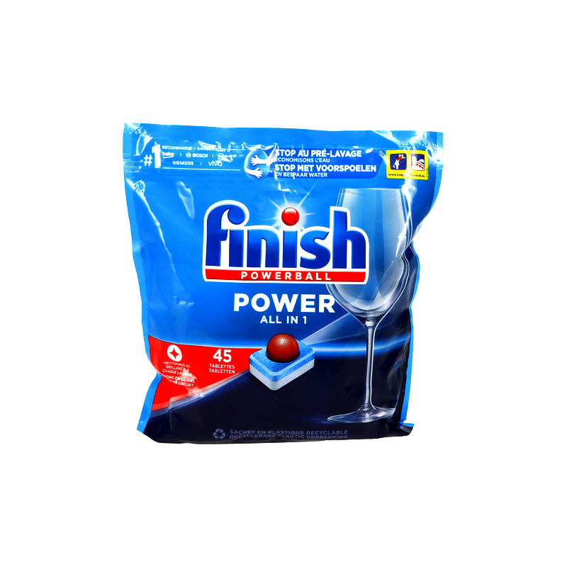 FINISH POWER AIO dishwasher tablet. - 45pcs