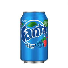 Fanta Berry American Soft Drink – 1 x 330 ml | 12 x 330 ml | Verfrissende Bessensmaak & Bruisend