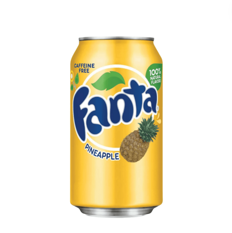 Fanta Pineapple Soft Drink – 1 x 330 ml | 12 x 330 ml | Refreshing Pineapple Flavour & Sparkling