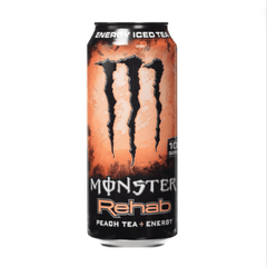 Monster Rehab Peach – 1 x 500 ml | 12 x 500 ml | Verfrissende Perzikdrank & Herstel