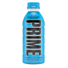 Prime Hydration Blue Raspberry – 1 x 500 ml | 12 x 500 ml | Fruitige Hydratatie & Energie
