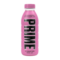 Prime Strawberry-Watermelon Hydration Drink – 1 x 500 ml | 12 x 500 ml | Fruitige Hydratatie & Energie