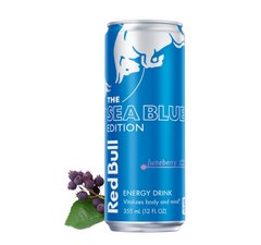 Red Bull Energy Drink Sea Blue Edition – 1 x 250 ml | 12 x 250 ml | Unieke Smaak & Krachtige Energieboost