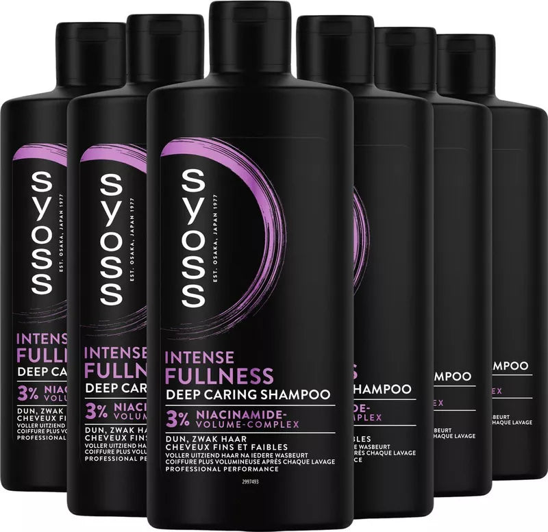 Syoss Shampoo Intense Fullness 440 ml — Voordeelpak 6 stuks