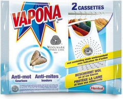 Vapona Anti-Mot Set 2 Geurloos | Effectieve Mottenbestrijding zonder Geur