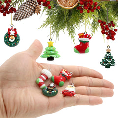 Set van 24 Kerstboomdecoraties – Adventskalender Vullers voor Kinderen | Feestelijke Ornamenten