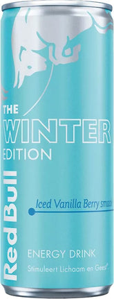 Red Bull Winter Edition – Iced Vanilla Berry – 1 x 250 ml | 12 x 250 ml | Limited Edition & Energieboost
