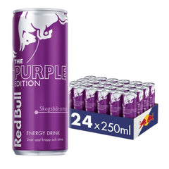 Red Bull Energy Drink Purple Edition – 1 x 250 ml | 24 x 250 ml | Krachtige Energie & Unieke Smaak