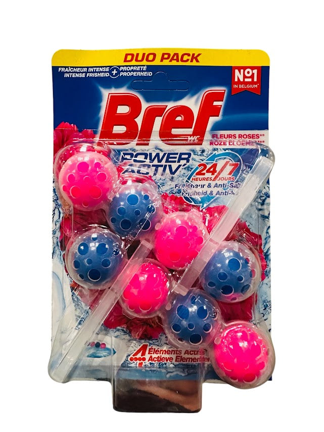 Bref WC Blok – 2x50g – Diverse Geuren: Den, Lavendel, Merry Christmas, Oceaan, Pink Flowers, ProNature Pompelmoes