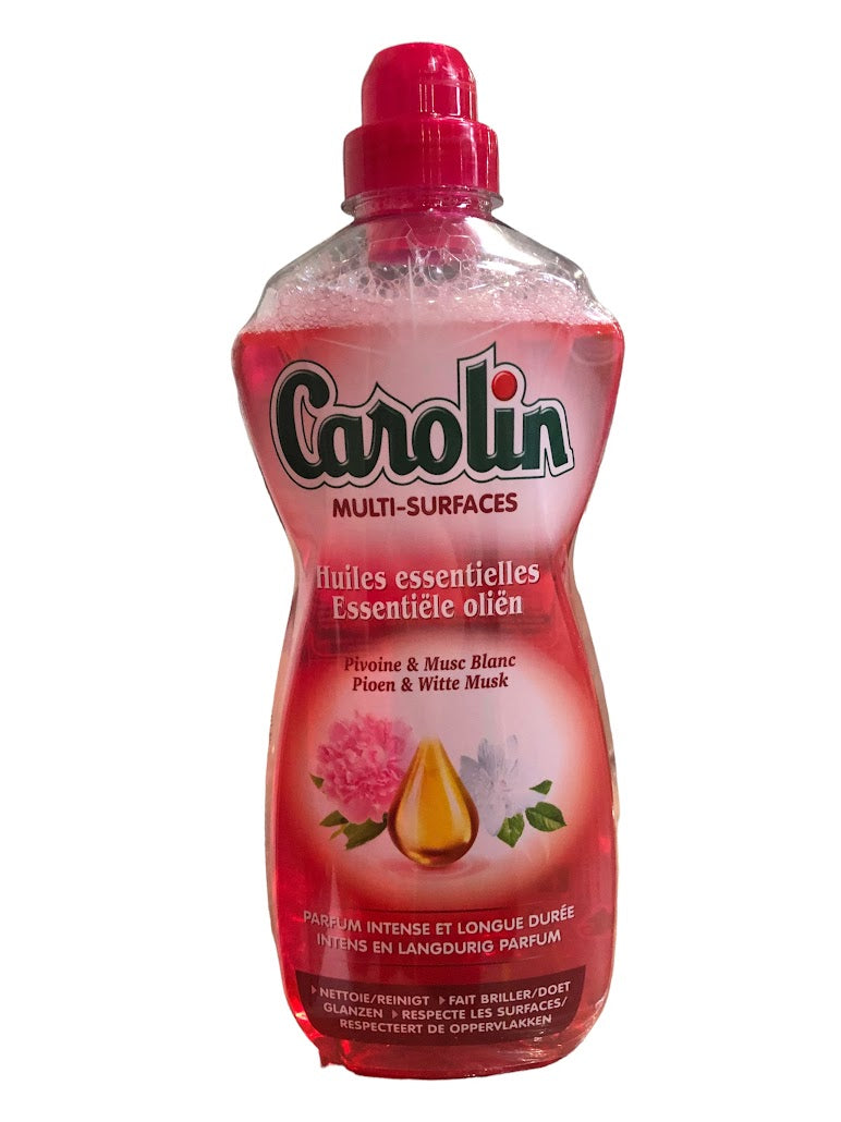 Carolin Allesreiniger 1L – Jasmijn & Eucalyptus / Pioen & Witte Musk, Krachtige & Frisse Reiniging