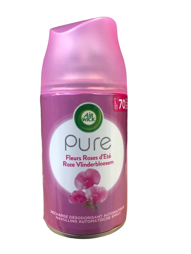 Airwick Freshmatic Navulling – Pure Roze Vlinderbloesem – 250ml Automatische Luchtverfrisser