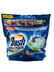 Dash Pods Allin1 42 Wasbeurten – Witter dan Wit, Krachtige Reiniging & Stralend Witte Kleding