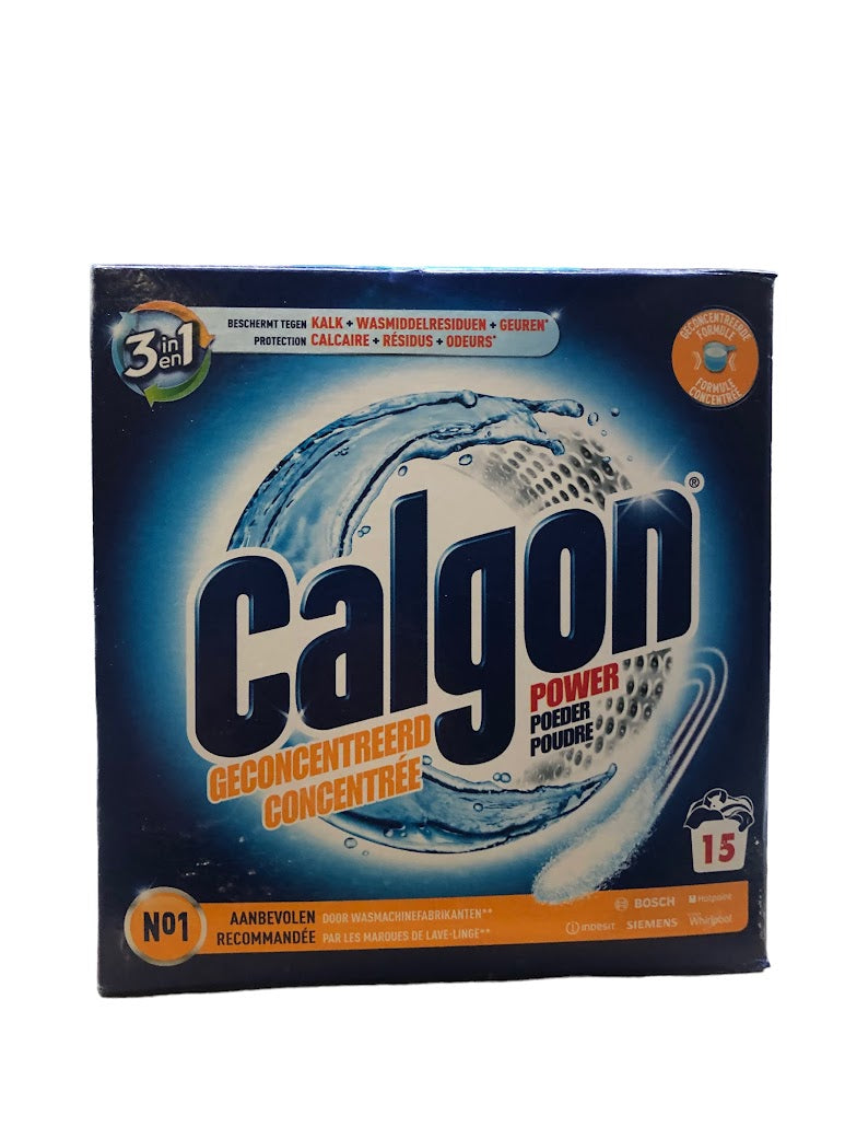 Calgon Poeder 3in1 – 15 Wasbeurten / 375g – Geconcentreerd Power – Anti-Kalk & Bescherming