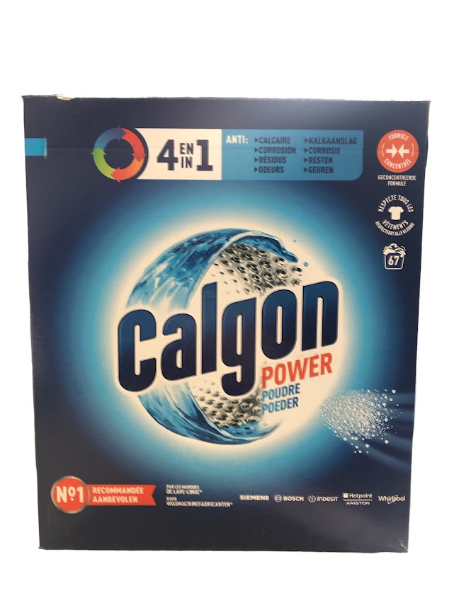 Calgon Powder 4in1 – 1.675 kg / 67 Washes – Power – Anti-Limescale & Washing Machine Protection