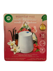 Airwick Essential Mist Starterkit – Vanille & Framboos – Luchtverfrisser met Essentiële Oliën