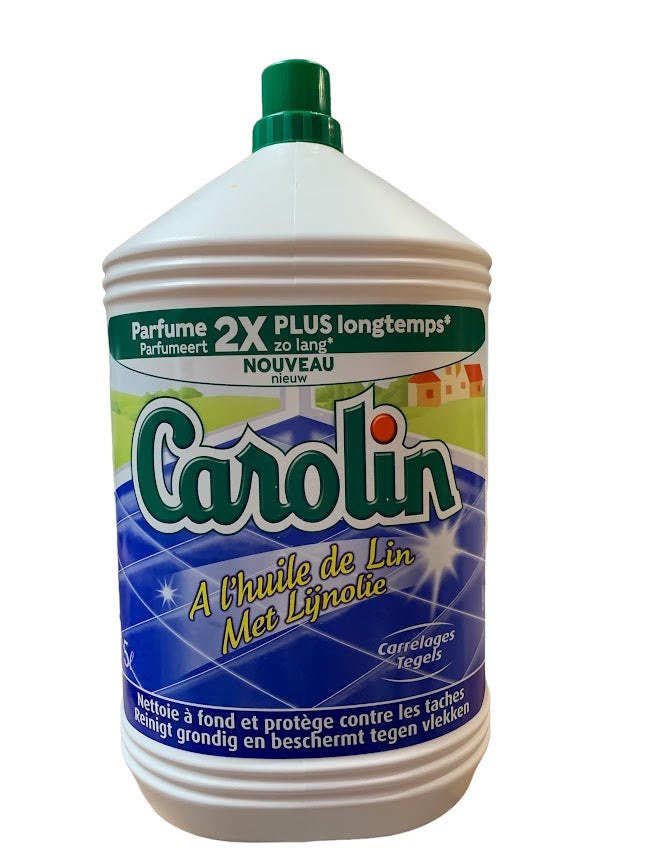 Carolin 5L – Lijnolie, Natuurlijke Bescherming & Verzorging voor Houten Vloeren