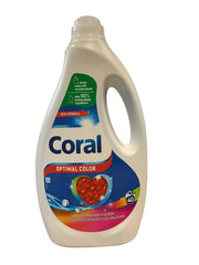 Coral Liquid 1,8L – 40 Wasbeurten, Optimal Color, Krachtige Kleurbescherming & Diepgaande Reiniging