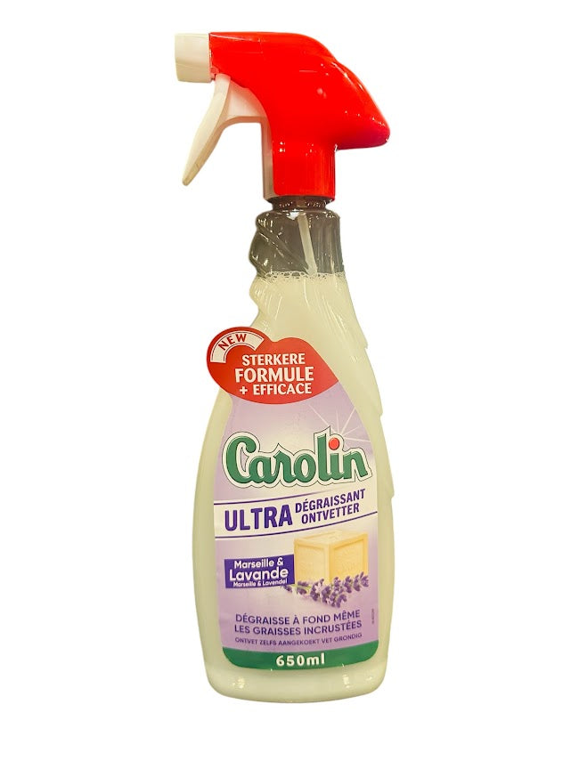 Carolin Spray 650ml – Ontvetter Provence, Krachtige Reiniging & Frisse Geur