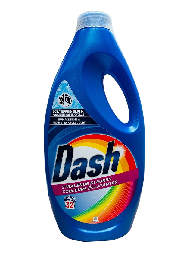Dash Liquid 1.44L – 32 Washes, Radiant Colors, Powerful Cleaning & Color Protection