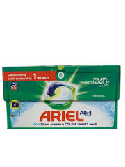 Ariel Allin1 Pods Original – 33 stuks (630,3g) – Krachtige Reiniging & Klassieke Frisheid