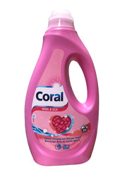 Coral Liquid 1,17L – 26 Wasbeurten, Wool & Silk, Zachte Reiniging voor Wol & Zijde