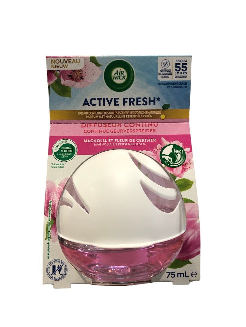 Airwick Deco Sphere 75ml – Magnolia & Kersenbloesem – Luchtverfrisser met Essentiële Oliën