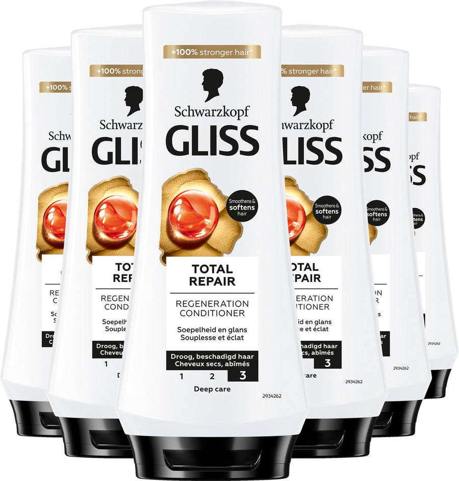 Gliss Conditioner Total Repair 360 ml — Voordeelpak 6 stuks
