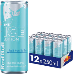 Red Bull - Winter Edition - Iced Vanilla Berry smaak - 12 x 250 ml (voordeel verpakking)