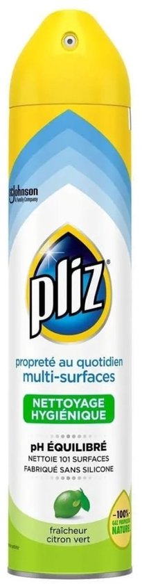 Pliz Multi-Surface Reiniger Limoen 250 ml – Meubel- en Oppervlaktereiniger