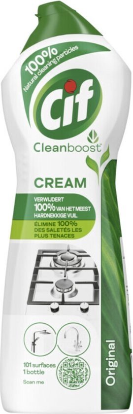 Cif Cleanboost Original 750 ml – Schuurmiddel voor Keuken en Badkamer